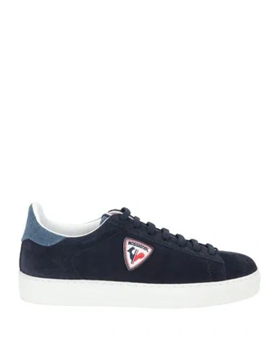 Rossignol Woman Sneakers Midnight Blue Size 7 Leather