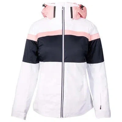 Pre-owned Rossignol Womens Palmares Satin Jacket In White