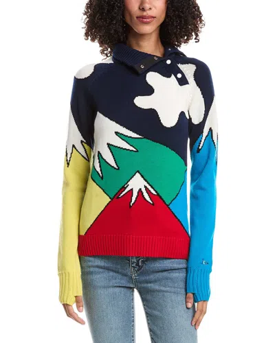 Rossignol Wool Mountain Sweater In Blue