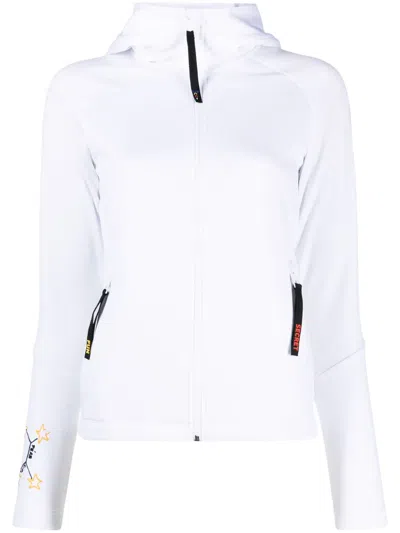 Rossignol Graphic-print Zipped Hoodie In White