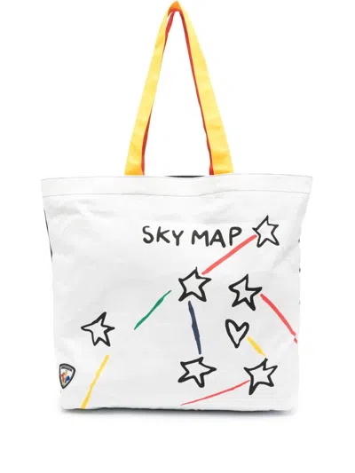 Rossignol X Jcc Cotton Tote Bag In White