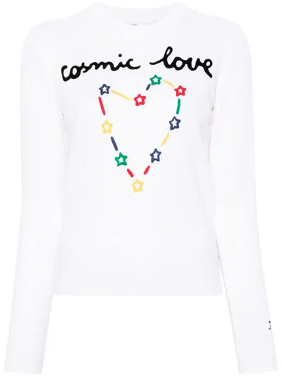 Rossignol Esther Embroidered Merino Jumper In White