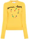 Rossignol Esther Embroidered Merino Jumper In Yellow