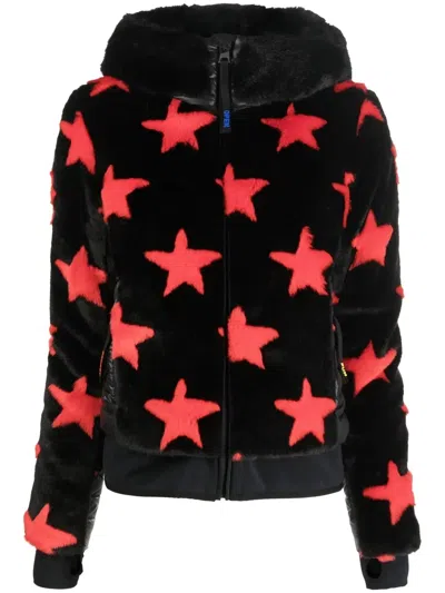 Rossignol Jcc Teddy Faux-fur Down Jacket In Black