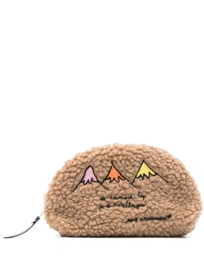 Rossignol X Jcc Teddy Makeup Bag In Brown