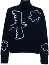 Rossignol X Jcc Turtleneck Sweater In Blue