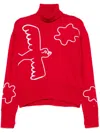 Rossignol X Jcc Turtleneck Sweater In Red