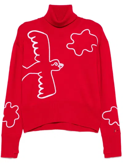 Rossignol X Jcc Turtleneck Sweater In Red