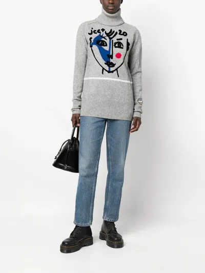 Rossignol Lynn Intarsia-knit Roll Neck Jumper In 银色