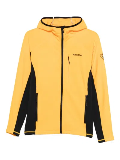 Rossignol Zip-up Hooded Jacket In Yellow