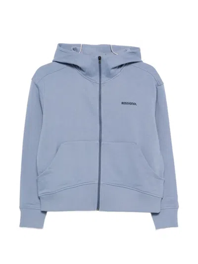 Rossignol Zip-up Long-sleeve Hoodie In Blue