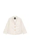 Rosso 35 Buttoned Jacket In Neutral