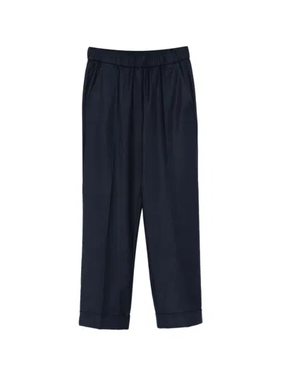 Rosso 35 Elasticated Trousers In Blue