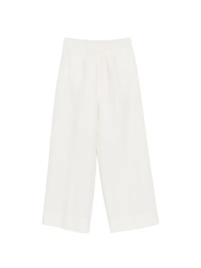 Rosso 35 Elasticated-waist Trousers In White
