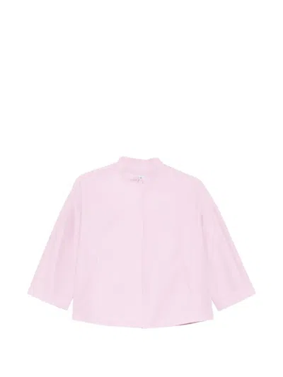 Rosso 35 Funnel-neck Jacket In Pink