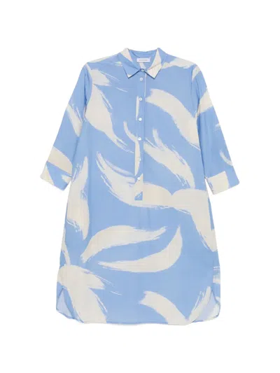 Rosso 35 Pattern Shirt Dress In Multi