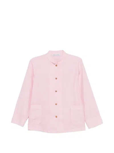 Rosso 35 Pocket Button Jacket In Pink