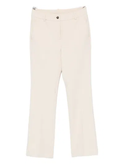 Rosso 35 Pocket-detail Trousers In Neutral