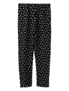 Rosso 35 Polka-dot Pants In Black