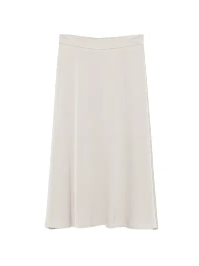 Rosso 35 Slip Midi Skirt In Neutral