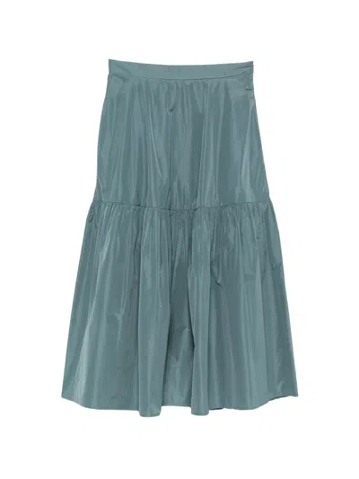 Rosso 35 Tiered Midi Skirt In Blue