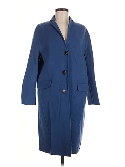 Pre-owned Rosso35 Coat In Blue