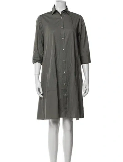 Pre-owned Rosso35 Knee-length Dress In Gray