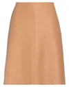 Rosso35 Mini Skirts In Camel