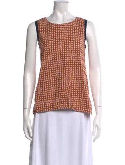Pre-owned Rosso35 Patterned Crew Neck Top In Multi