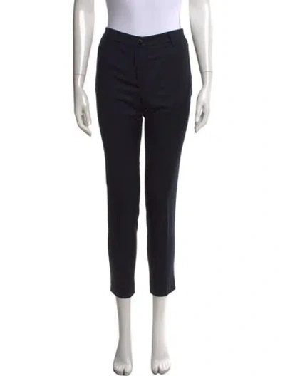Pre-owned Rosso35 Straight Leg Pants In Black