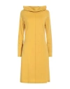 Rosso35 Woman Midi Dress Marigold Size 6 Viscose, Wool, Polyamide In Yellow