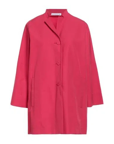 Rosso35 Woman Overcoat & Trench Coat Pink Size 6 Cotton, Polyester