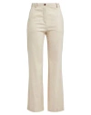 Rosso35 Woman Pants Beige Size 14 Virgin Wool, Viscose, Cashmere, Elastane