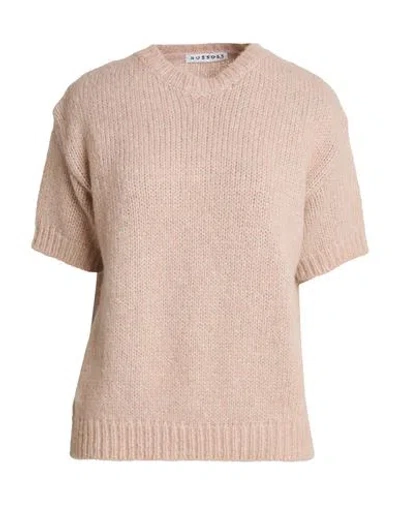 Rosso35 Woman Sweater Blush Size 6 Alpaca Wool, Polyester, Polyamide, Virgin Wool In Pink