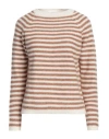 Rosso35 Woman Sweater Camel Size 8 Alpaca Wool, Polyamide, Virgin Wool