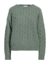 Rosso35 Woman Sweater Military Green Size 8 Alpaca Wool, Polyamide, Virgin Wool