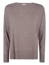 Rossopuro Cashmere Sweater In Neutral