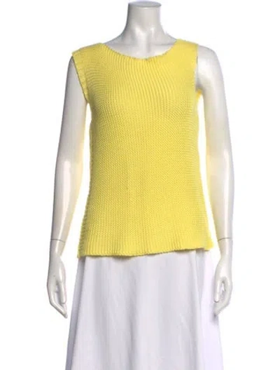 Pre-owned Rossopuro Crew Neck Sweater In Yellow