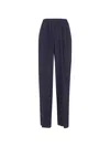 Rossopuro Elasticated Trousers In Blue