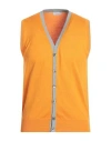 Rossopuro Man Cardigan Mandarin Size 4 Cotton