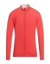 Rossopuro Man Cardigan Red Size 4 Wool In Red