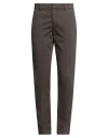 Rossopuro Man Pants Grey Size 30 Cotton, Elastane In Gray
