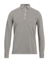 Rossopuro Man Polo Shirt Khaki Size 4 Cotton In Beige