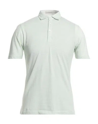 Rossopuro Man Polo Shirt Light Green Size 4 Cotton