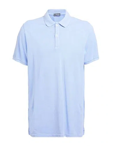 Rossopuro Man Polo Shirt Lilac Size 7 Cotton In Purple