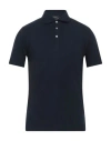 Rossopuro Man Polo Shirt Midnight Blue Size 4 Cotton