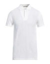 Rossopuro Man Polo Shirt White Size 4 Cotton