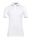 ROSSOPURO ROSSOPURO MAN POLO SHIRT WHITE SIZE 8 COTTON