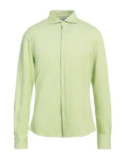 Rossopuro Man Shirt Lime Green Size 15 ¾ Cotton