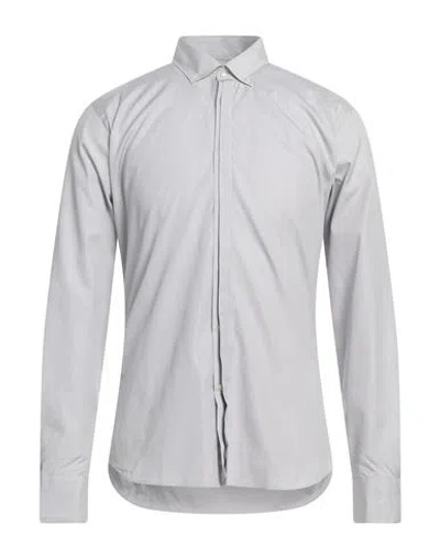 Rossopuro Man Shirt Grey Size 15 ¾ Cotton